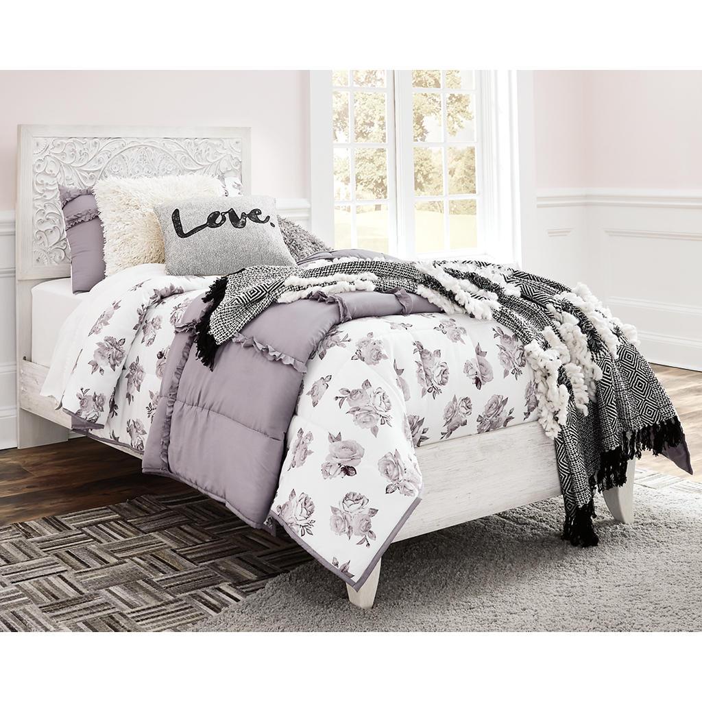 Paxberry Twin Panel Bed, Nightstand Signature Design by Ashley® Uncategorized
