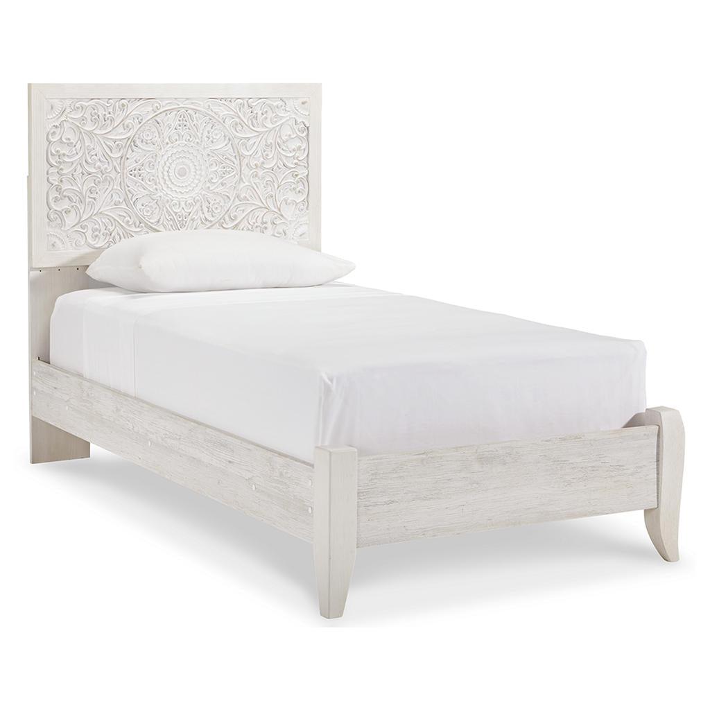 Paxberry Twin Panel Bed, Nightstand Signature Design by Ashley® Uncategorized