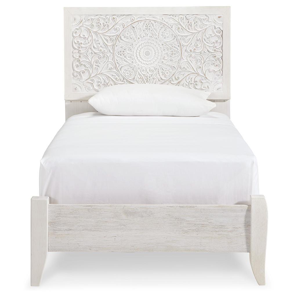 Paxberry Twin Panel Bed, Nightstand Signature Design by Ashley® Uncategorized