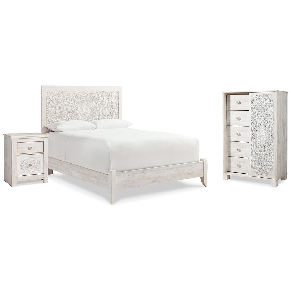 Paxberry Queen Panel Bed, Chest and Nightstand Signature Design by Ashley® Uncategorized