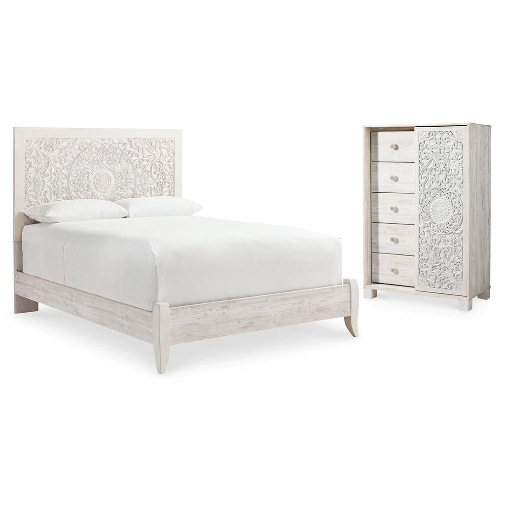 Paxberry Queen Panel Bed and Chest Signature Design by Ashley® Uncategorized