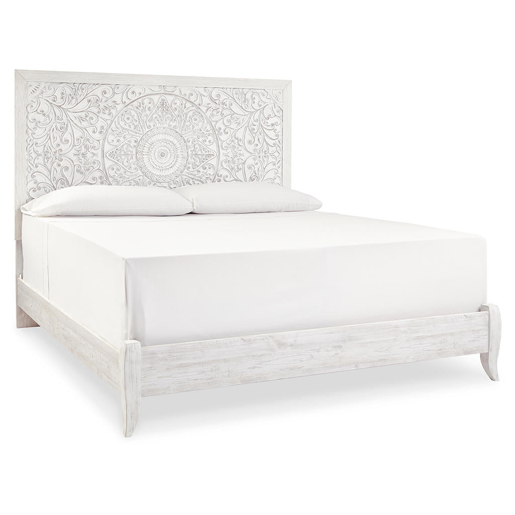 Paxberry King Panel Bed, Dresser, Mirror and Nightstand Signature Design by Ashley® Uncategorized