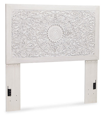 Paxberry Full Panel Headboard — Whitewash Signature Design by Ashley® Headboards