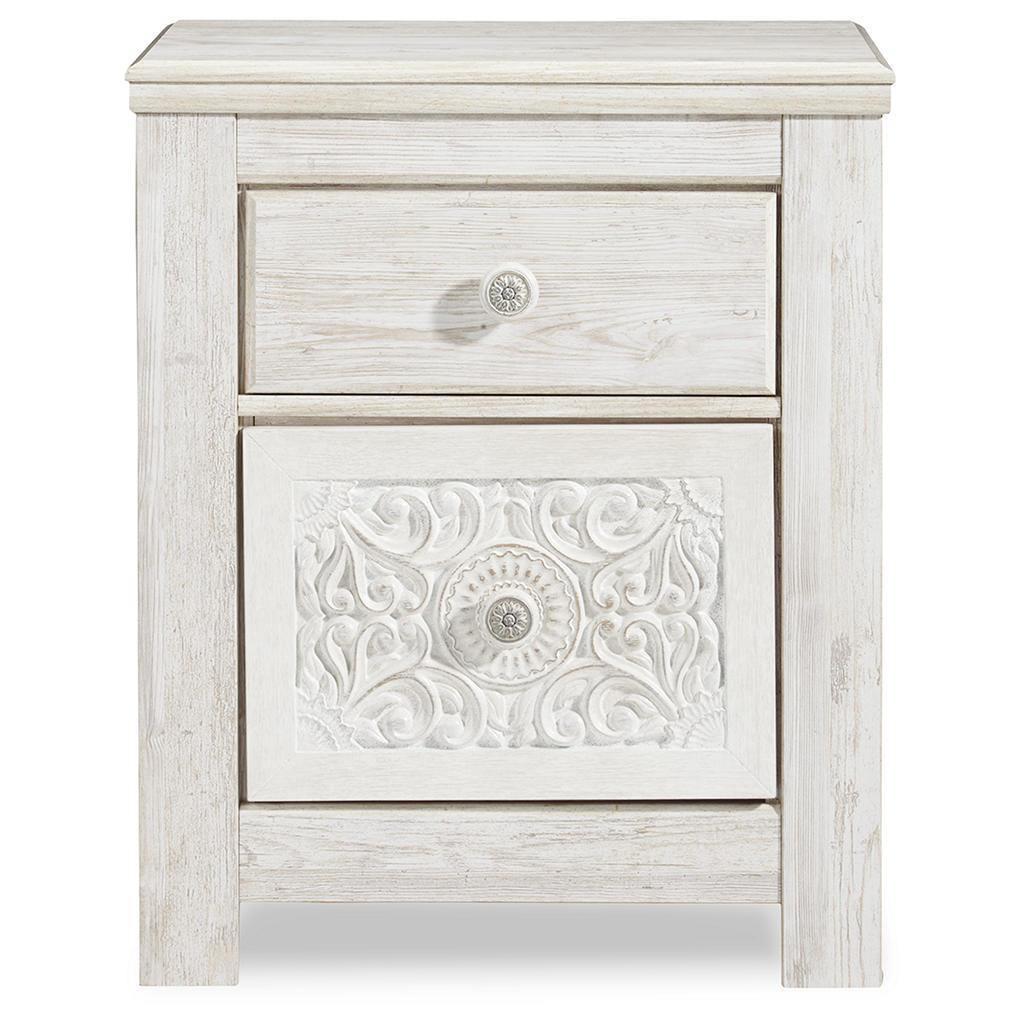 Paxberry Twin Panel Bed, Nightstand Signature Design by Ashley® Uncategorized