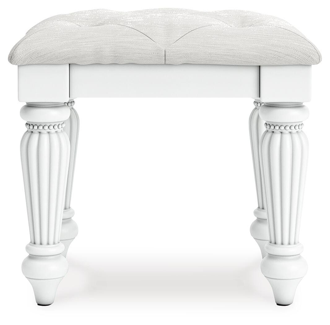 Kozlani Vanity with 2 Cabinets, Mirror and Stool — 4-Piece Signature Design by Ashley® Bedroom