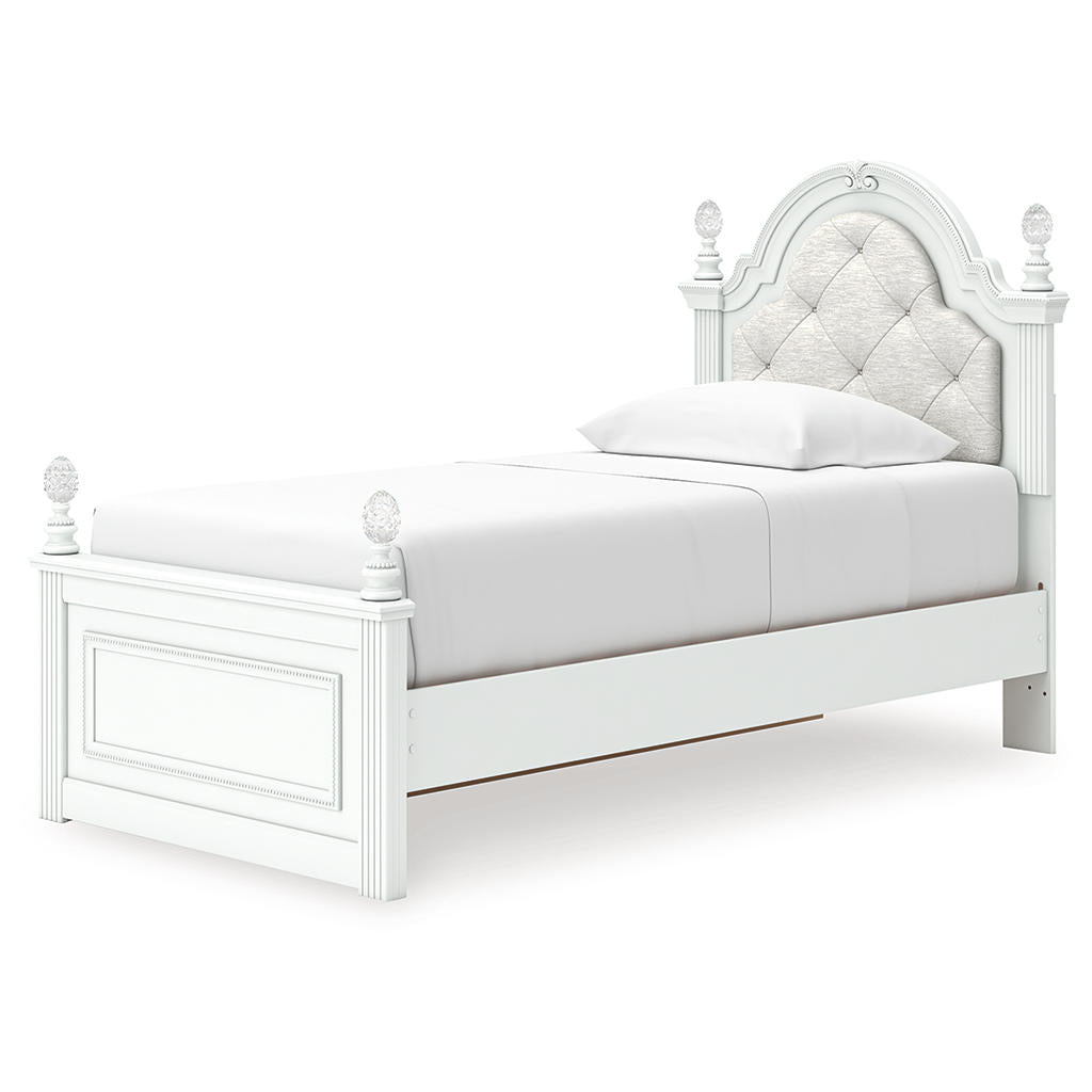 Kozlani Twin Upholstered Panel Storage Bed Signature Design by Ashley® Beds