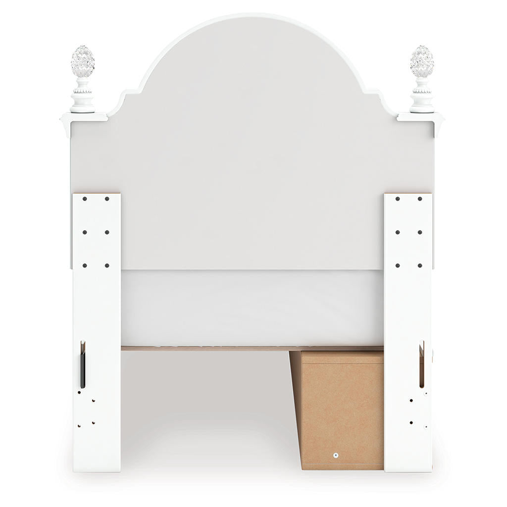 Kozlani Twin Upholstered Panel Storage Bed Signature Design by Ashley® Beds