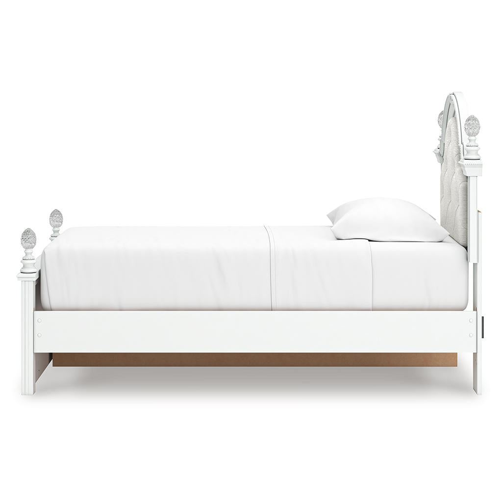 Kozlani Twin Upholstered Panel Storage Bed Signature Design by Ashley® Beds