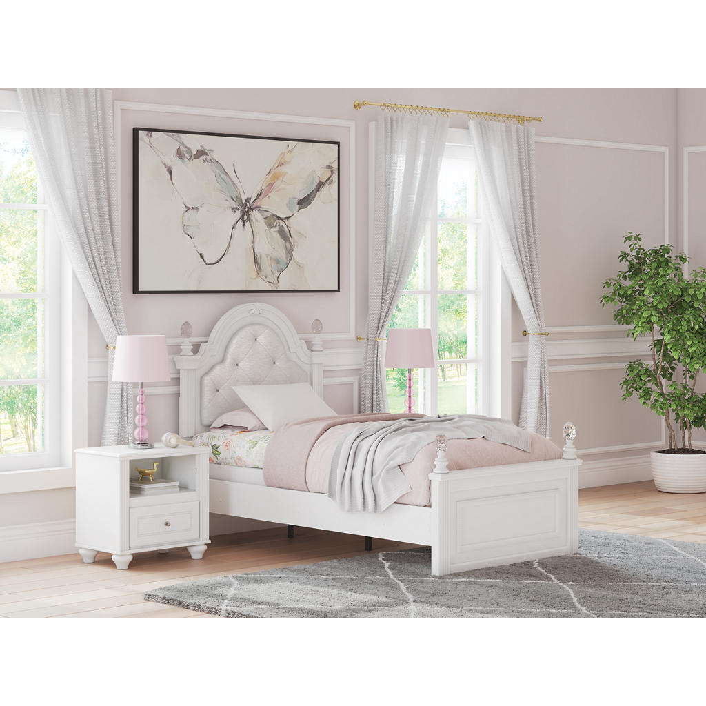 Kozlani Twin Upholstered Panel Bed Signature Design by Ashley® Beds