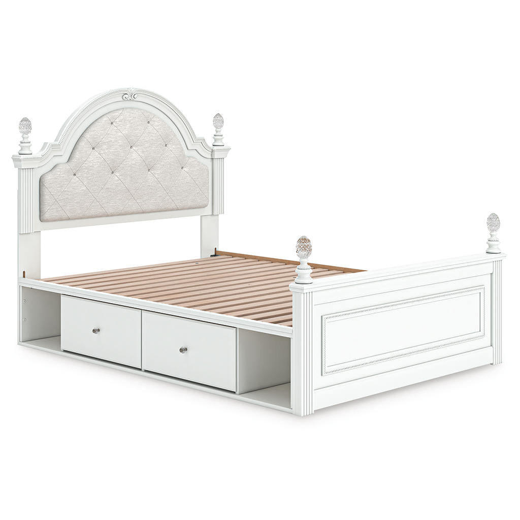 Kozlani Full Upholstered Panel Storage Bed Signature Design by Ashley® Beds