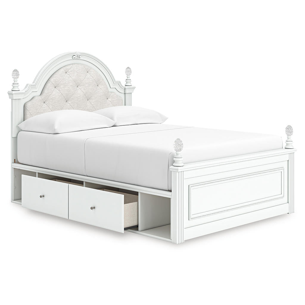 Kozlani Full Upholstered Panel Storage Bed Signature Design by Ashley® Beds
