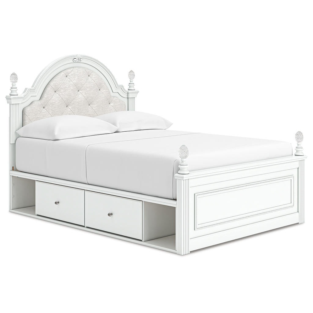 Kozlani Full Upholstered Panel Storage Bed Signature Design by Ashley® Beds