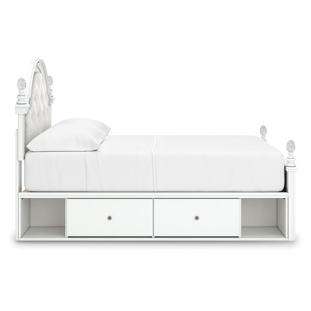 Kozlani Full Upholstered Panel Storage Bed Signature Design by Ashley® Beds