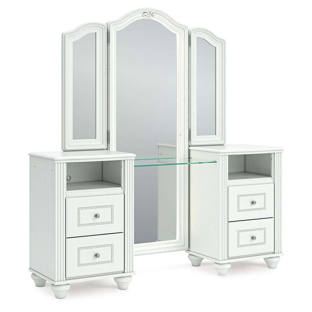 Kozlani Vanity with Mirror Signature Design by Ashley® Vanities