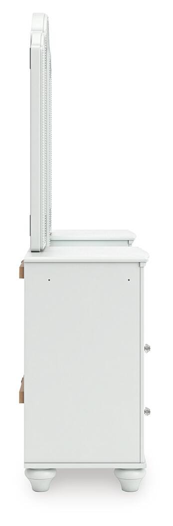 Kozlani Vanity with 2 Cabinets, Mirror and Stool — 4-Piece Signature Design by Ashley® Bedroom