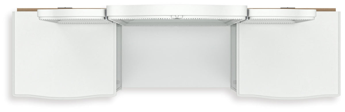 Kozlani Vanity with 2 Cabinets, Mirror and Stool — 4-Piece Signature Design by Ashley® Bedroom