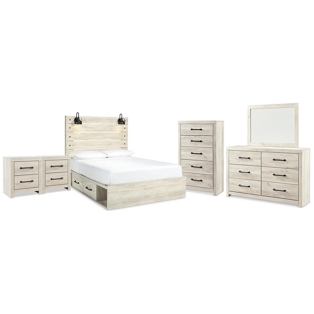 Cambeck Queen Panel Bed with Storage, Dresser, Mirror, Chest and 2 Nightstands Signature Design by Ashley® Uncategorized