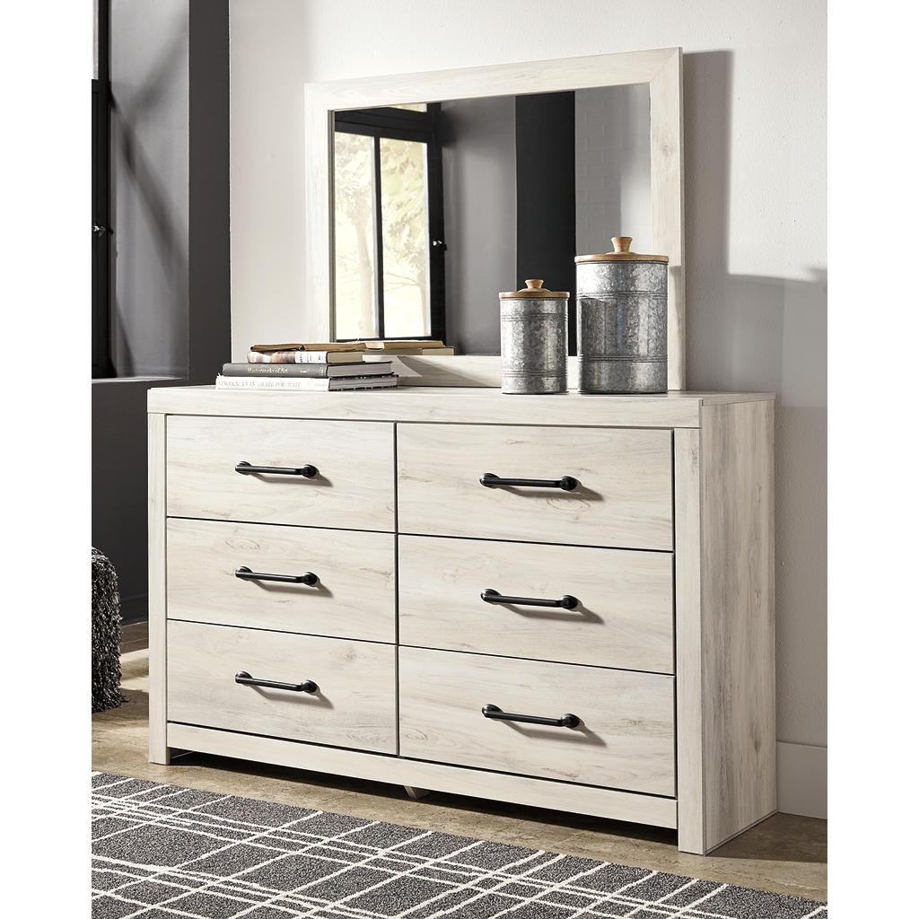 Cambeck Dresser and Mirror Set (B1) — Whitewash Signature Design by Ashley® Bedroom