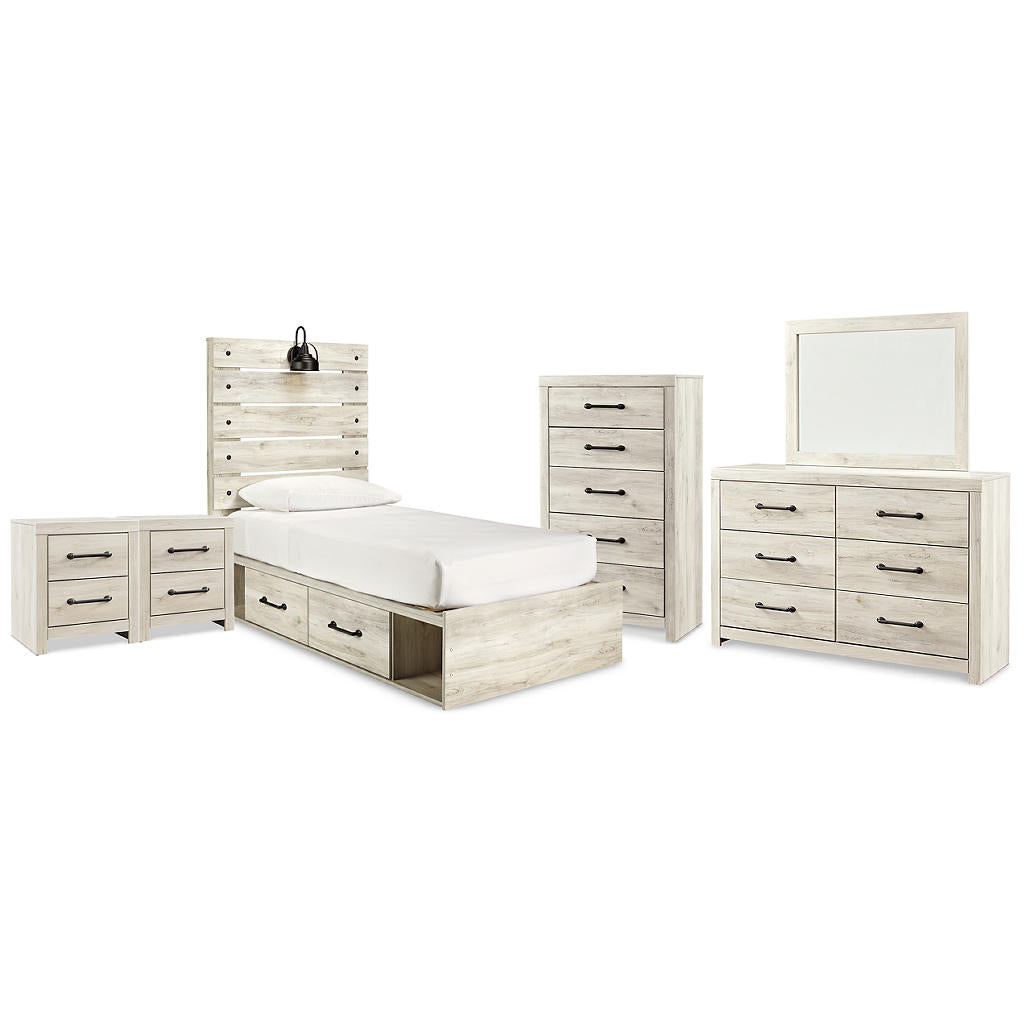 Cambeck Twin Panel Bed with Storage, Dresser, Mirror, Chest and 2 Nightstands Signature Design by Ashley® Uncategorized
