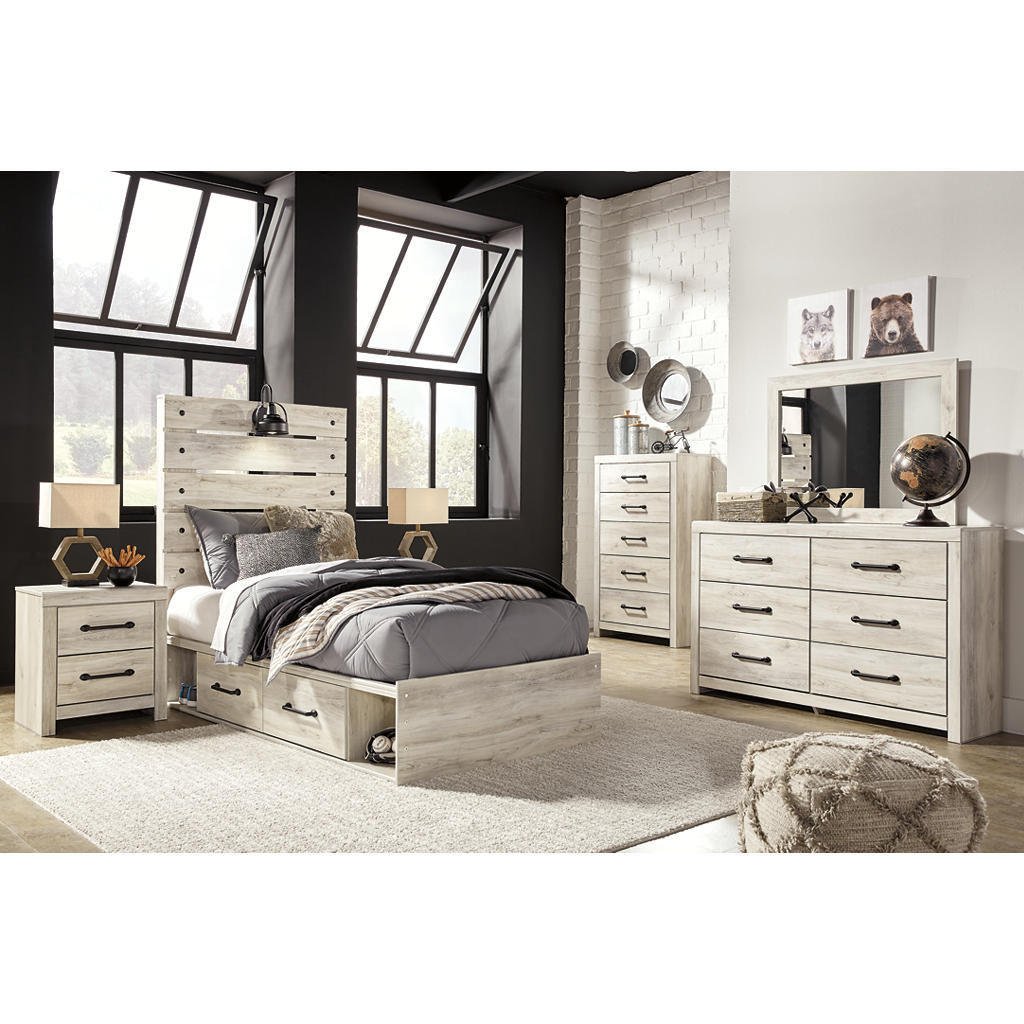 Cambeck Twin Panel Bed with 4 Storage Drawers Signature Design by Ashley® Storage
