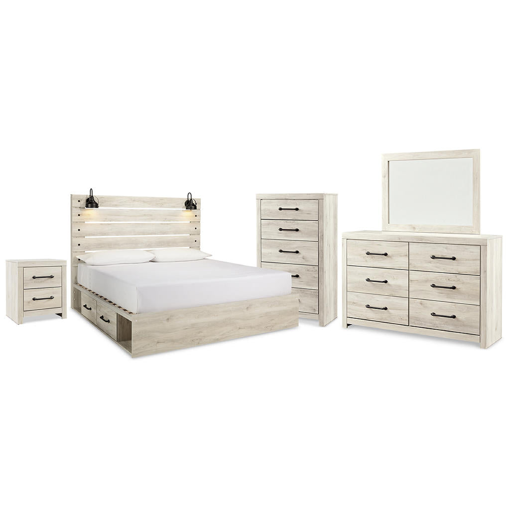 Cambeck King Panel Storage Bed, Dresser, Mirror, Chest and Nightstand Signature Design by Ashley® Uncategorized