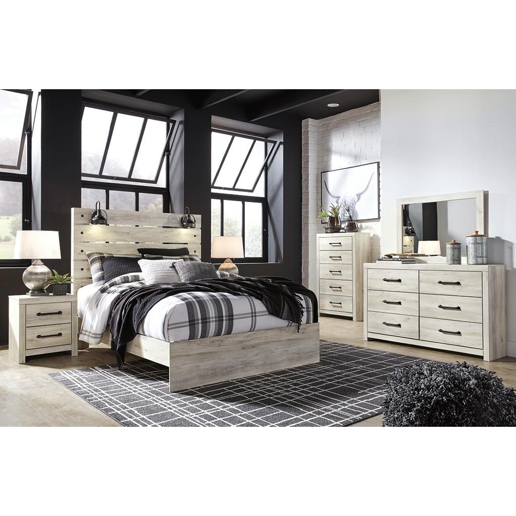 Cambeck Dresser and Mirror Set (B1) — Whitewash Signature Design by Ashley® Bedroom