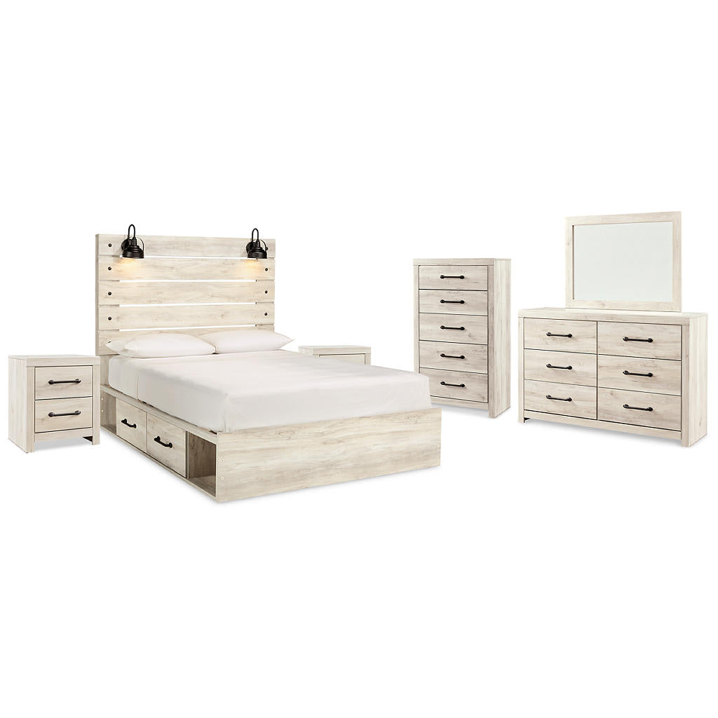 Cambeck Queen Panel Bed with Storage, Dresser, Mirror and 2 Nightstands Signature Design by Ashley® Uncategorized