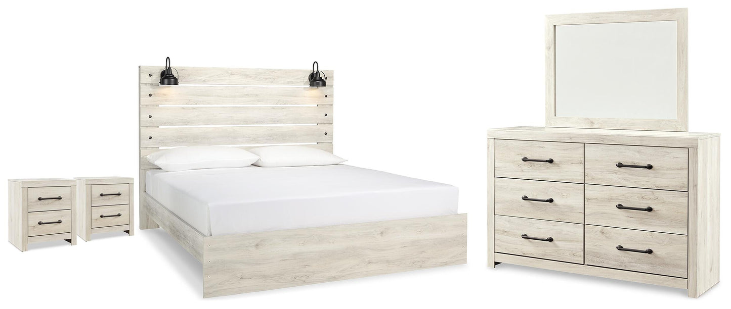 Cambeck King Panel Bed 5-Piece Set — Mirror, 2 Nightstands Signature Design by Ashley® Bedroom