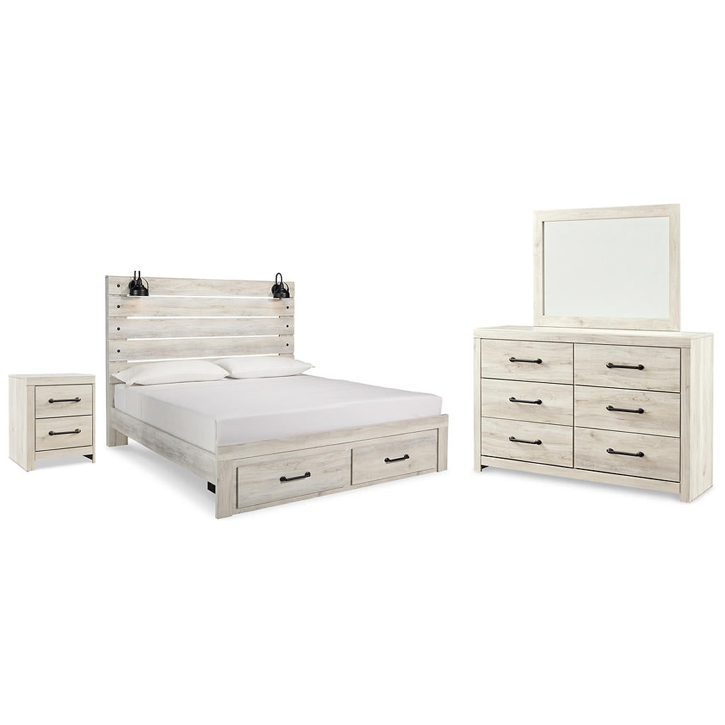 Cambeck King Panel Storage Bed, Dresser, Mirror and Nightstand Signature Design by Ashley® Uncategorized