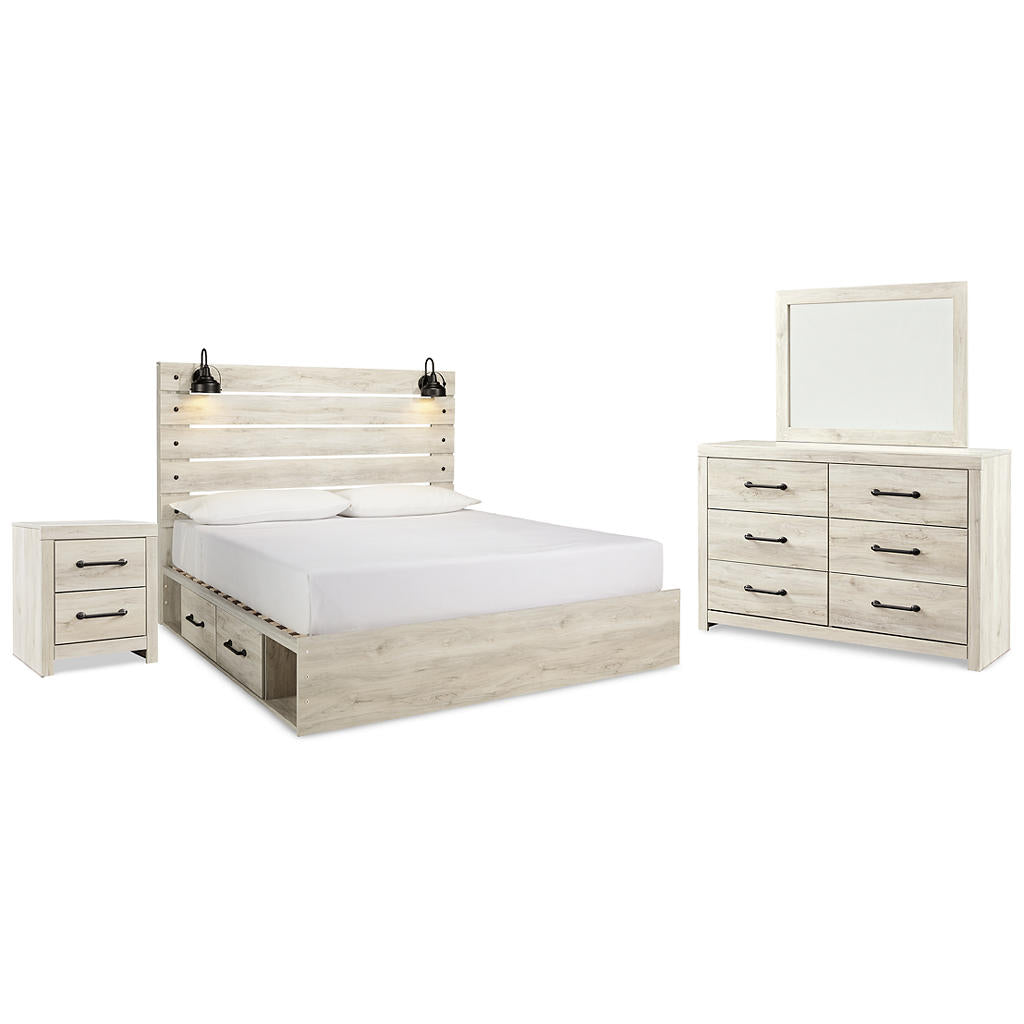 Cambeck King Panel Bed with Storage, Dresser, Mirror and Nightstand Signature Design by Ashley® Uncategorized