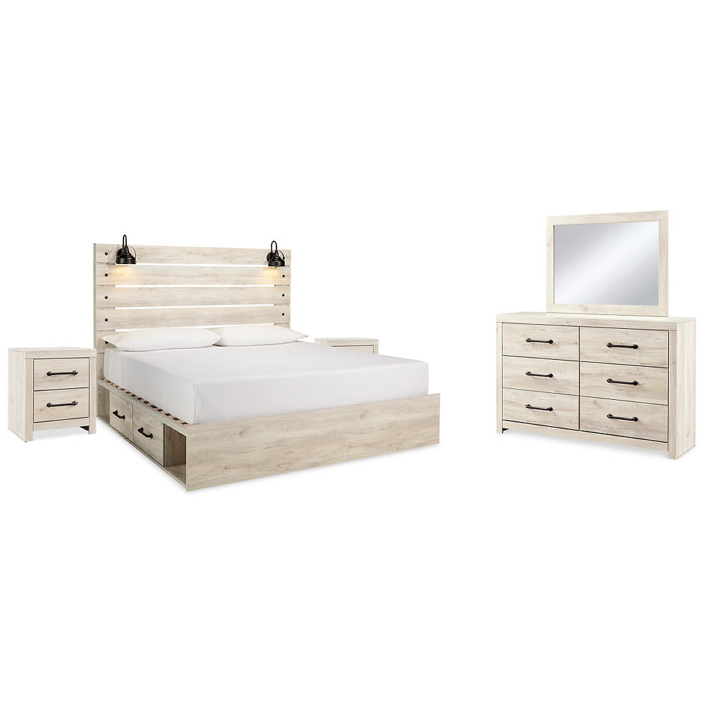 Cambeck King Storage Bed, Dresser, Mirror and 2 Nightstands Signature Design by Ashley® Uncategorized