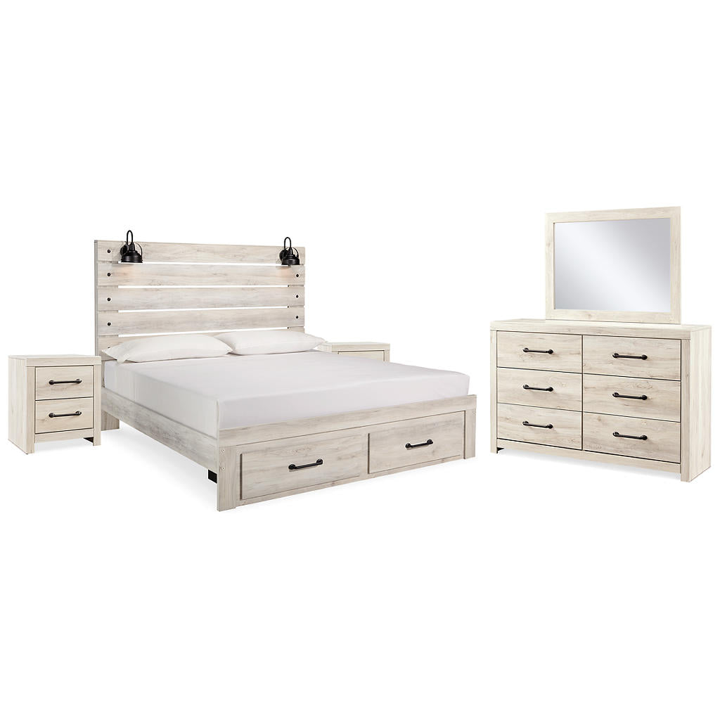 Cambeck King Storage Bed, 2 Dressers, Mirror, and 2 Nightstands Signature Design by Ashley® Uncategorized