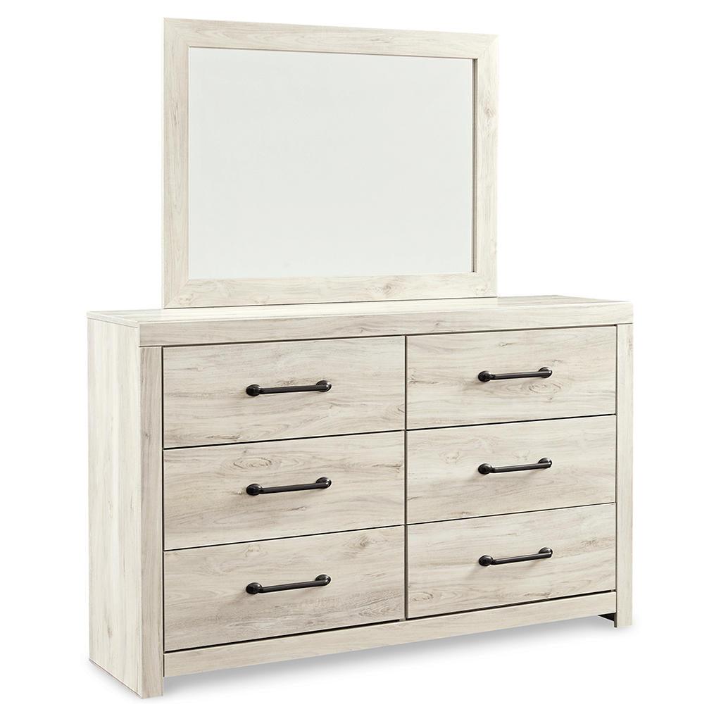 Cambeck Dresser and Mirror Set (B1) — Whitewash Signature Design by Ashley® Bedroom