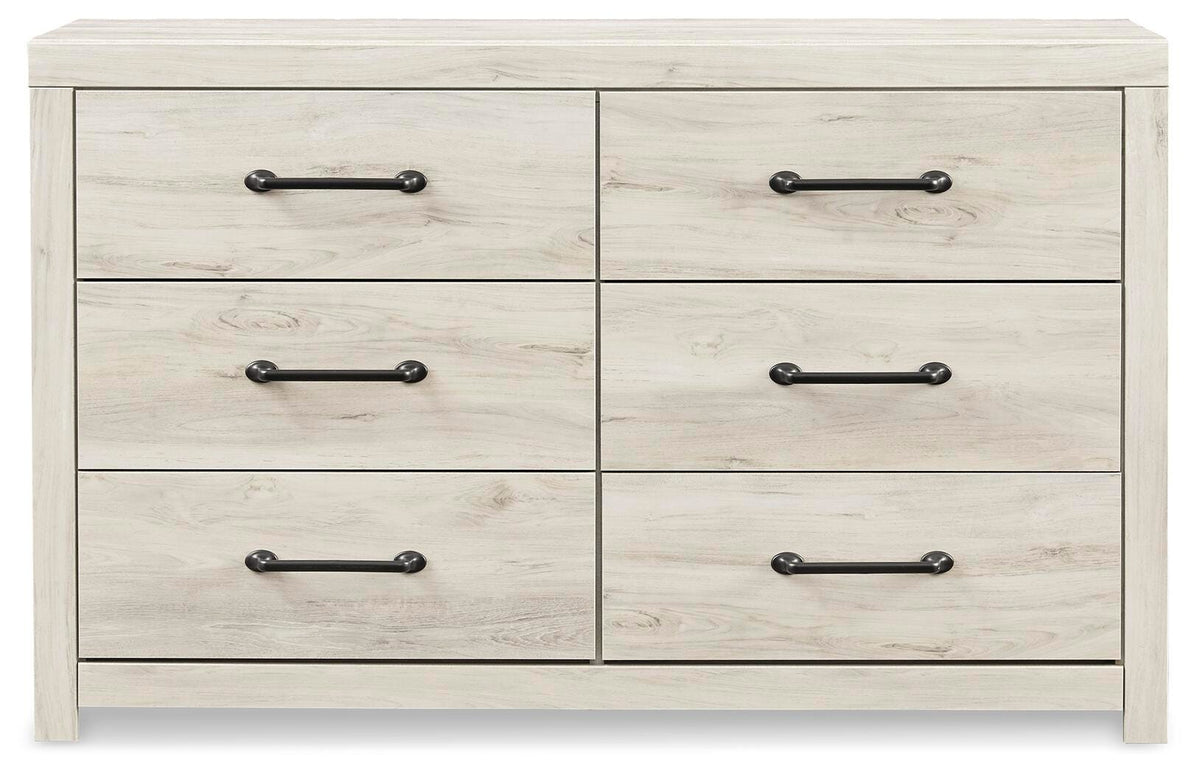 Cambeck King Panel Bed with Storage, Dresser, Chest and 2 Nightstands