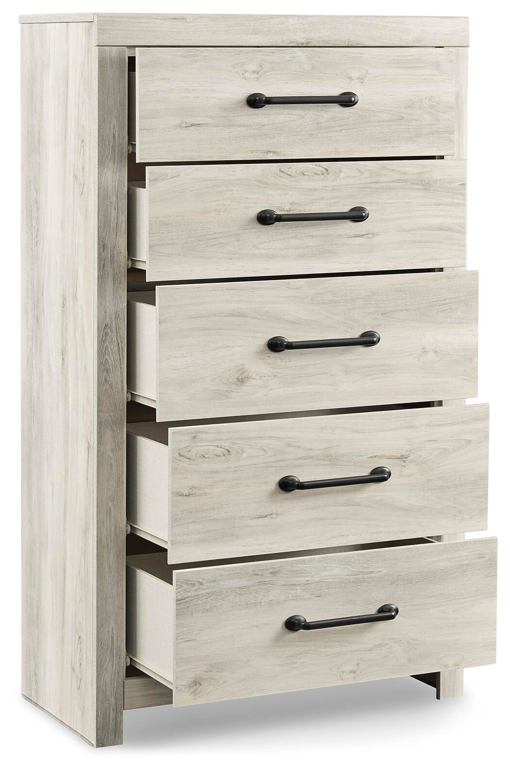 Cambeck Queen Storage Bed 7-Piece Set — Chest, 2 Nightstands
