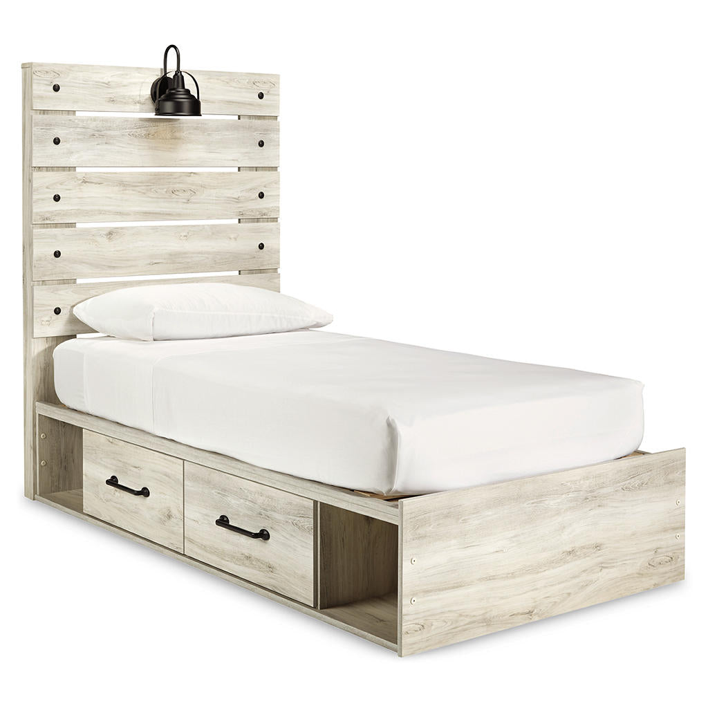 Cambeck Twin Panel Bed with 4 Storage Drawers Signature Design by Ashley® Storage