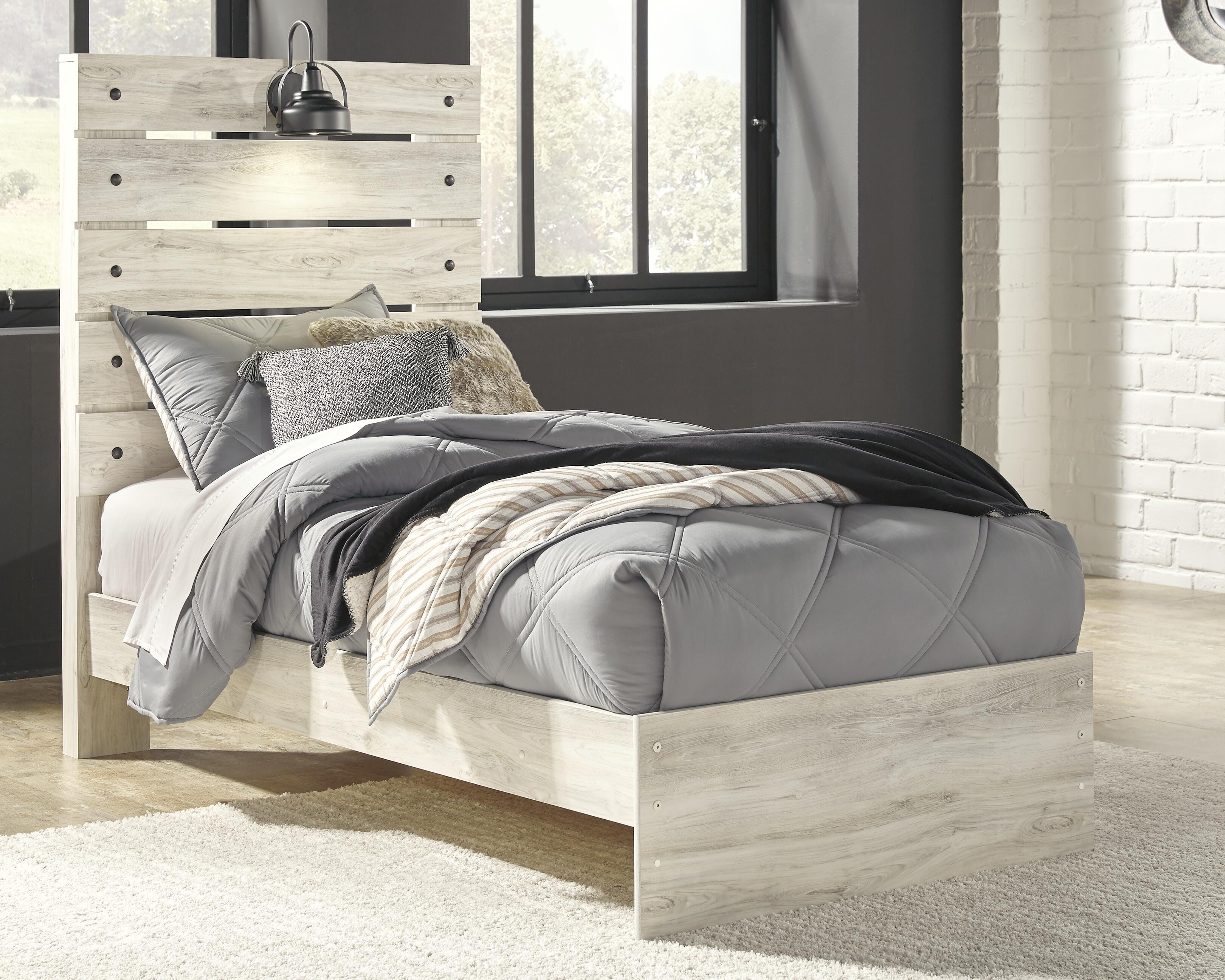 Cambeck Twin Panel Bed, Dresser and Mirror