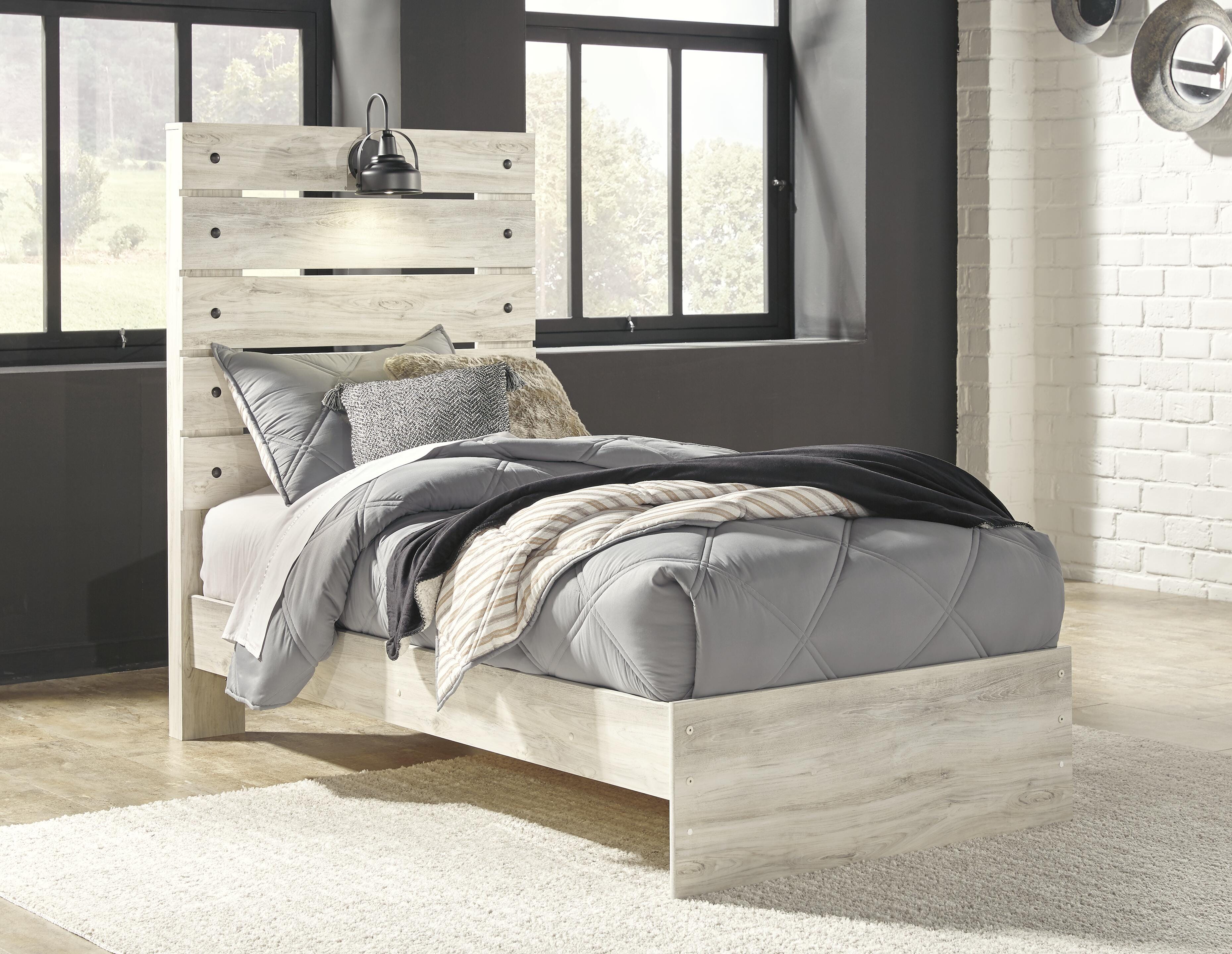 Cambeck Twin Panel Bed, Dresser and Mirror