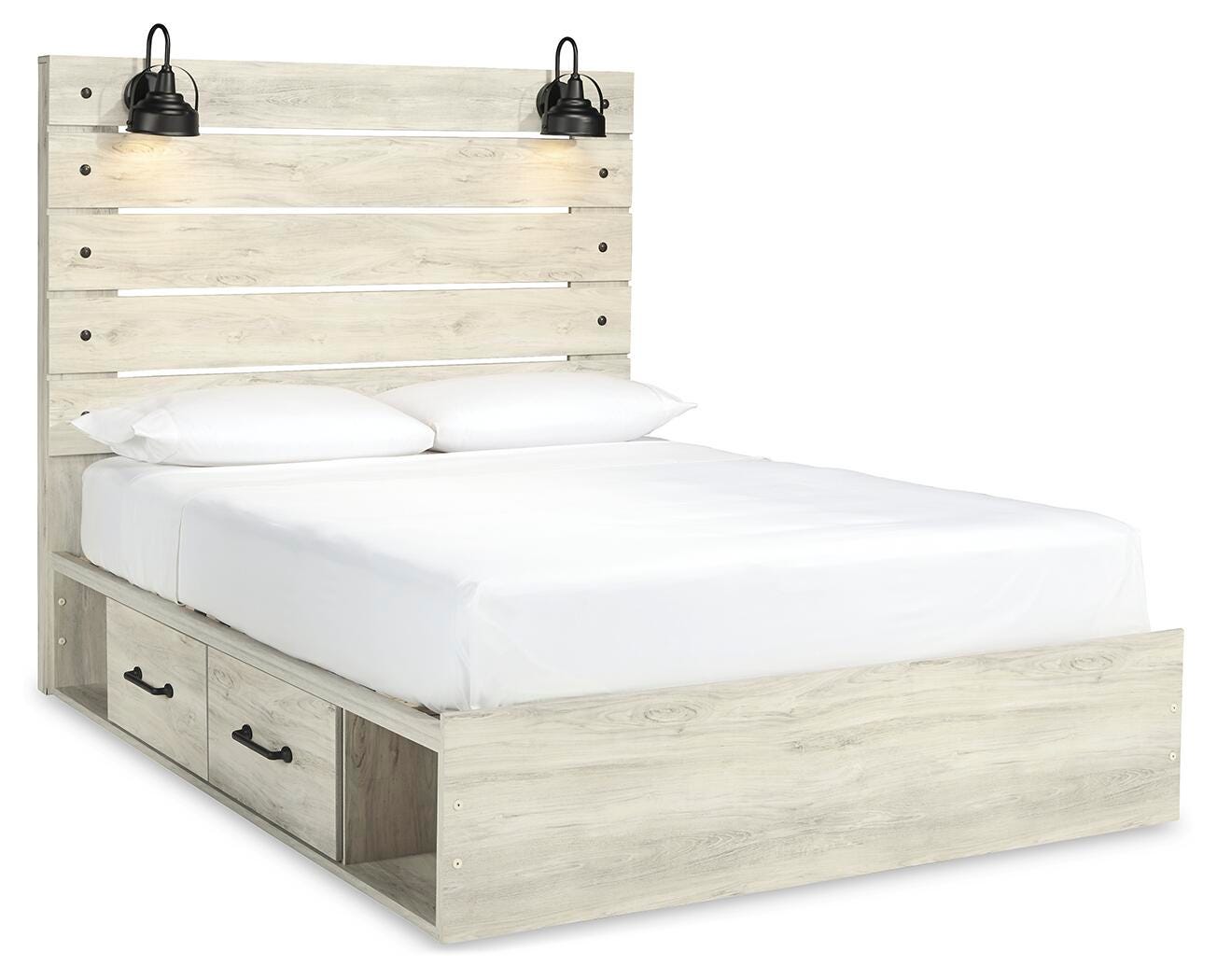 Cambeck Queen Storage Bed and 2 Nightstands — Side-Rail Drawers Signature Design by Ashley® Bedroom