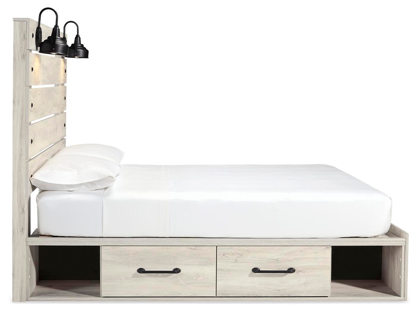 Cambeck Queen Storage Bed and 2 Nightstands — Side-Rail Drawers Signature Design by Ashley® Bedroom
