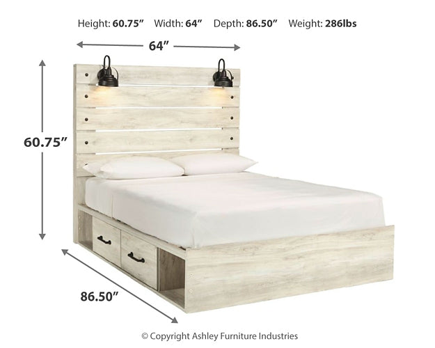 Cambeck Queen Panel Storage Bed, Dresser, Mirror, Chest and 2 Nightstands