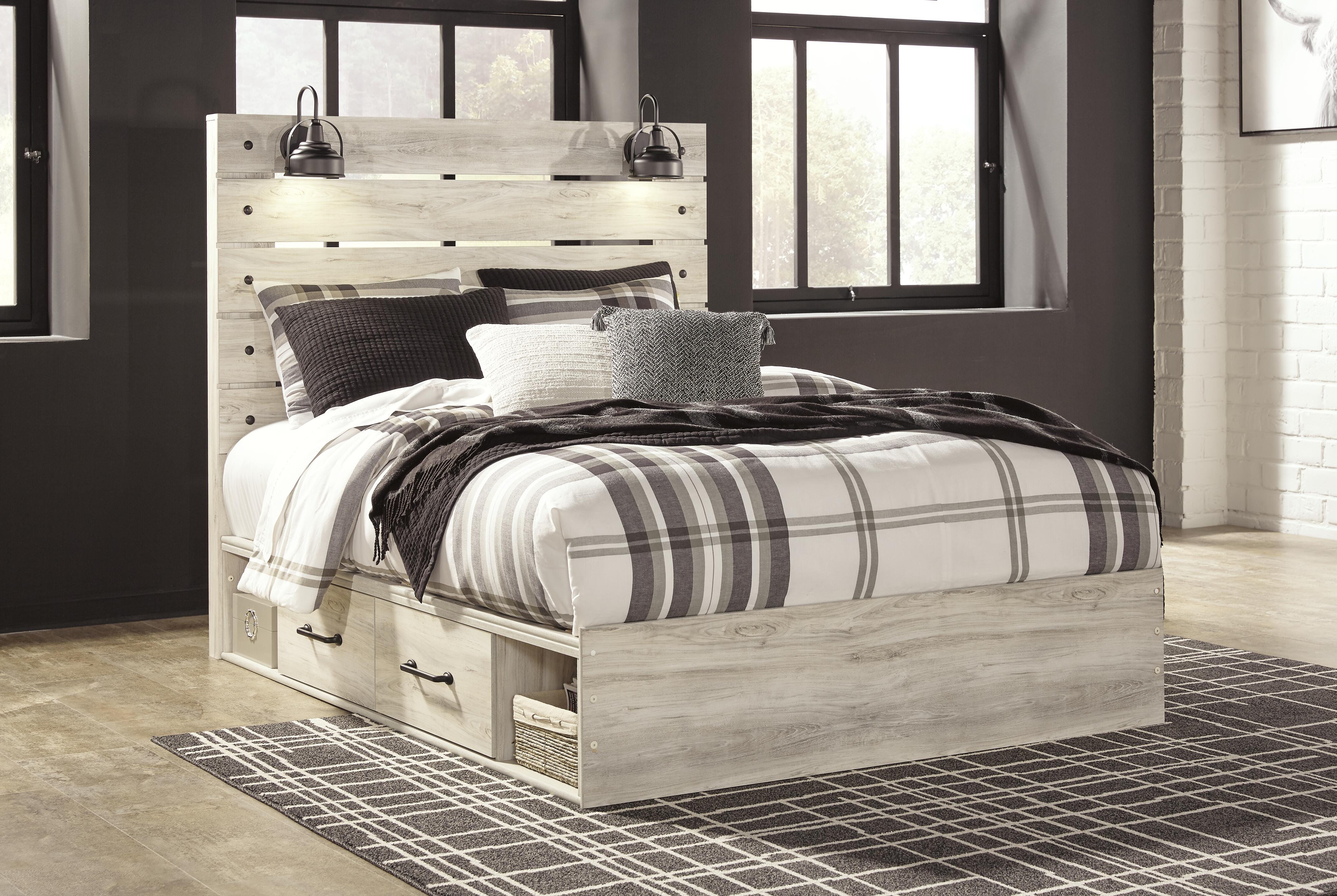 Cambeck Queen Storage Bed, Dresser and Nightstand — Underbed Drawers Signature Design by Ashley® Bedroom