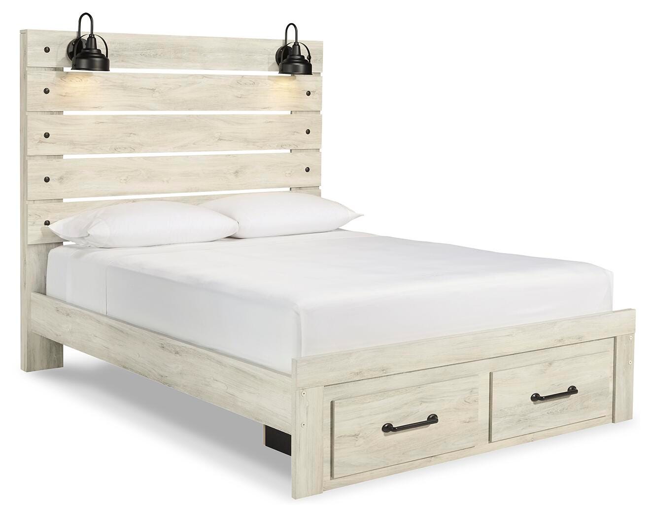 Cambeck Queen Storage Bed 7-Piece Set — Chest, 2 Nightstands
