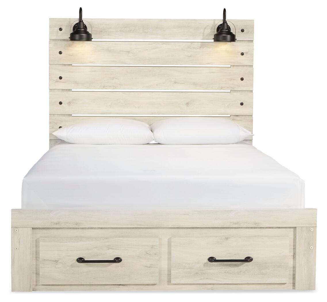 Cambeck Queen Storage Bed 7-Piece Set — Chest, 2 Nightstands
