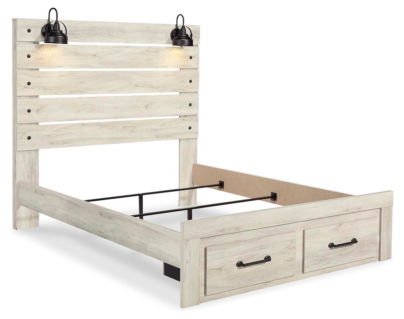 Cambeck Queen Storage Bed 7-Piece Set — Chest, 2 Nightstands