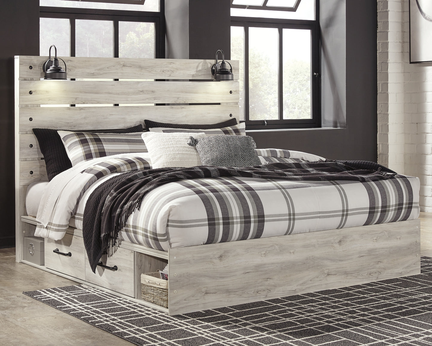 Cambeck King Storage Bed, Dresser, Chest and 2 Nightstands