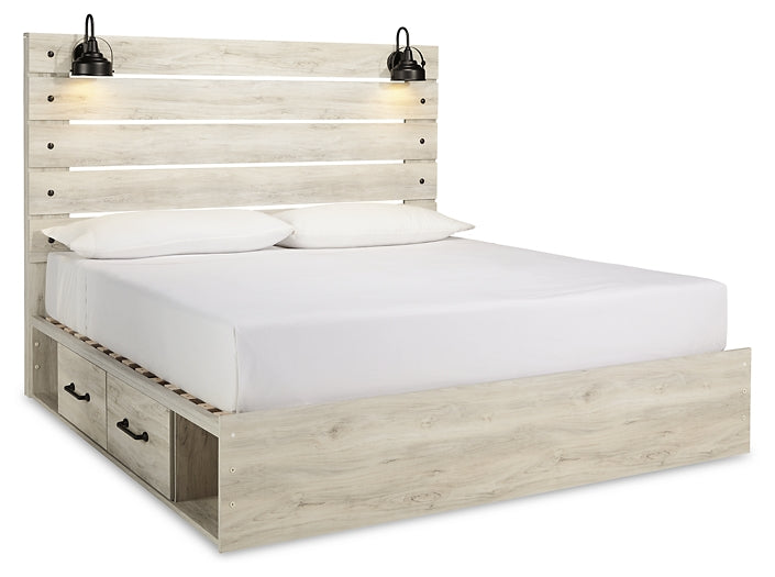 Cambeck King Storage Bed, Dresser, Chest and 2 Nightstands