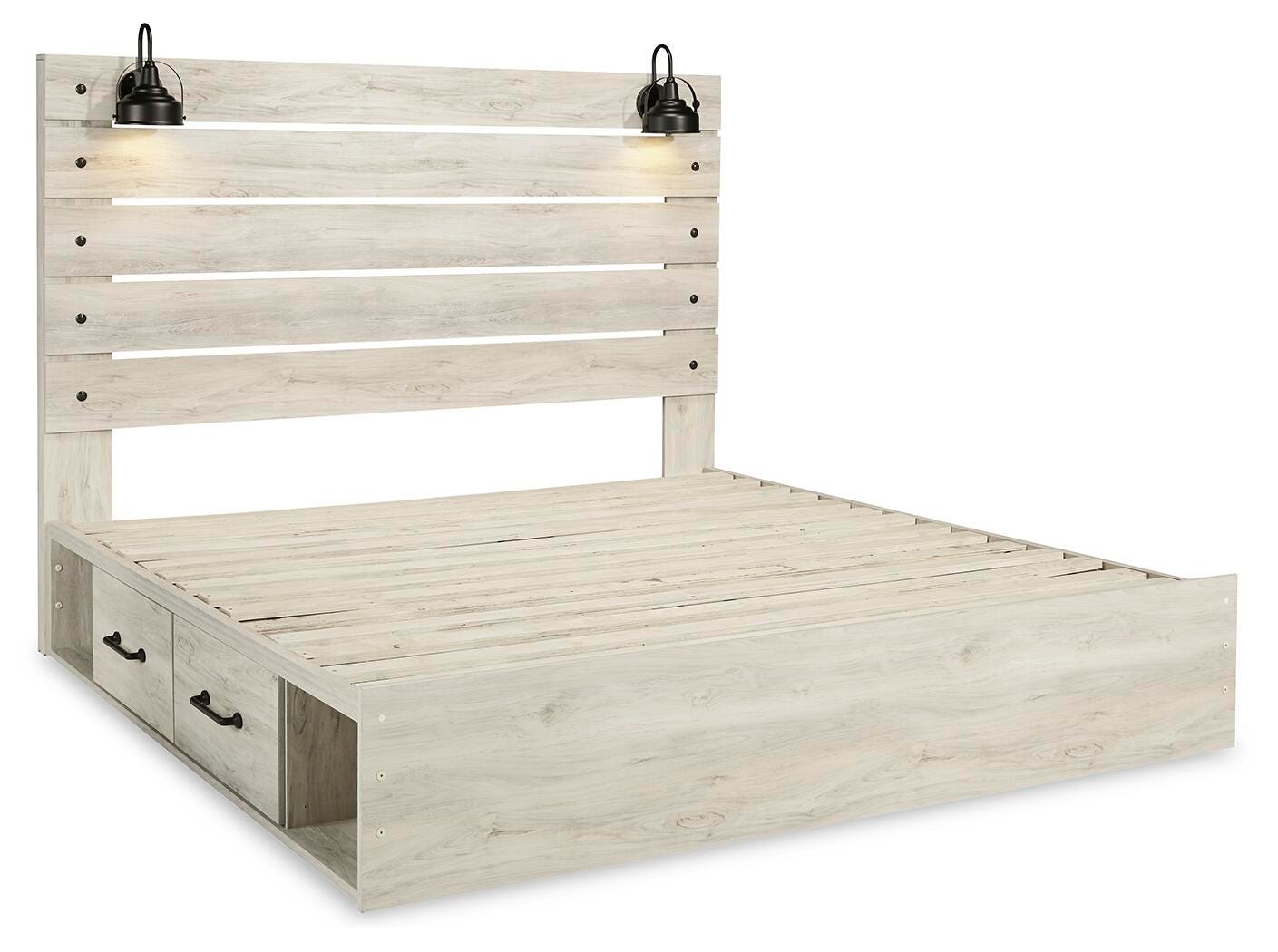 Cambeck King Storage Bed, Dresser and Nightstand — Underbed Drawers Signature Design by Ashley® Bedroom