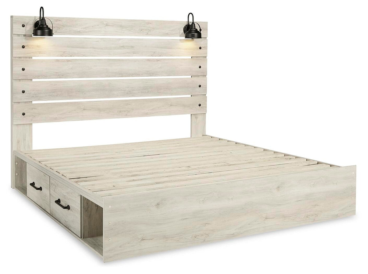 Cambeck King Storage Bed, Dresser and Nightstand — Underbed Drawers Signature Design by Ashley® Bedroom