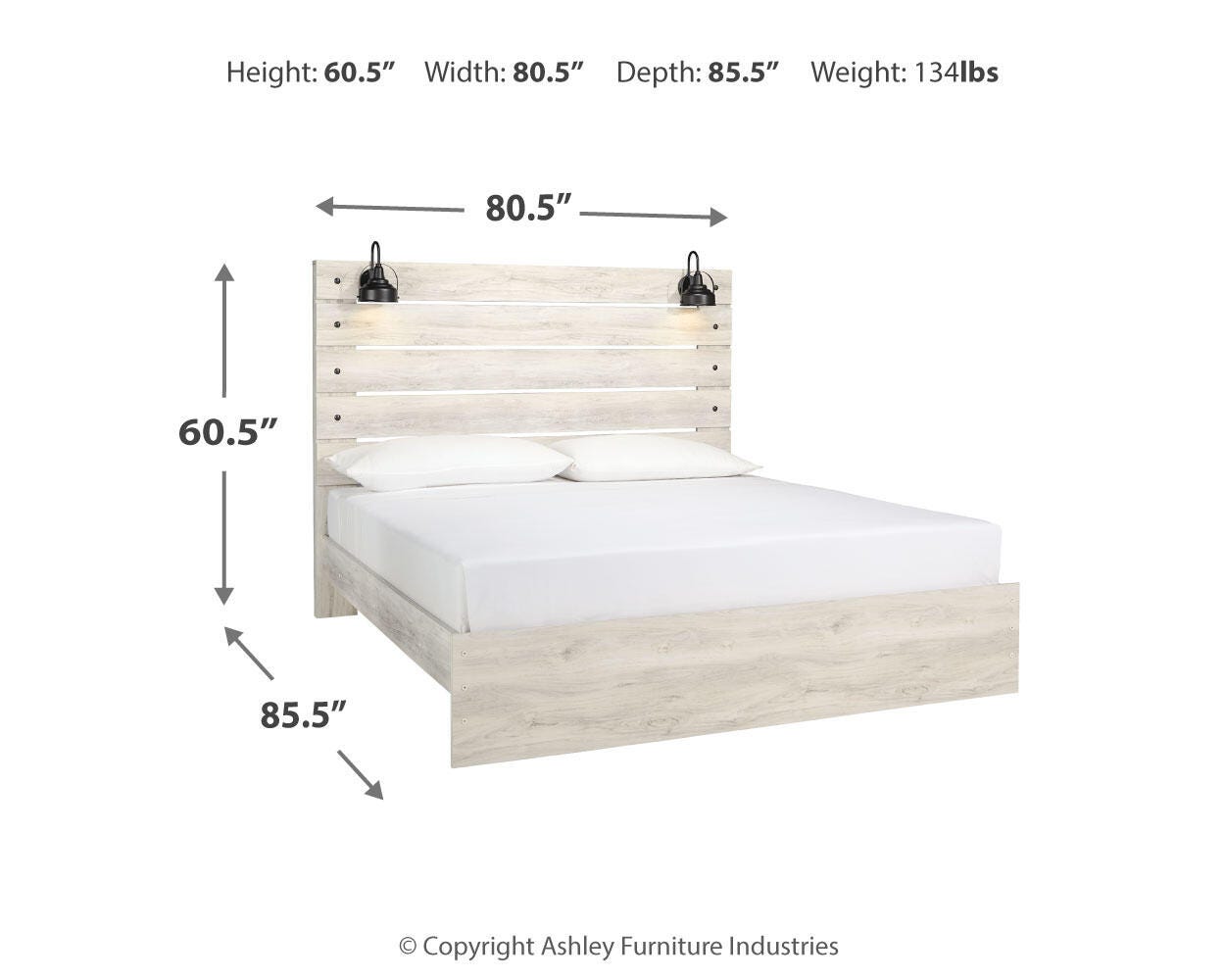 Cambeck King Panel Bed 5-Piece Set — Mirror, 2 Nightstands Signature Design by Ashley® Bedroom